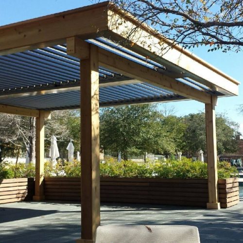 A louvered shading system by Equinox