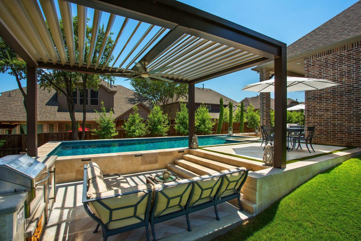 Equinox louvered roofs.