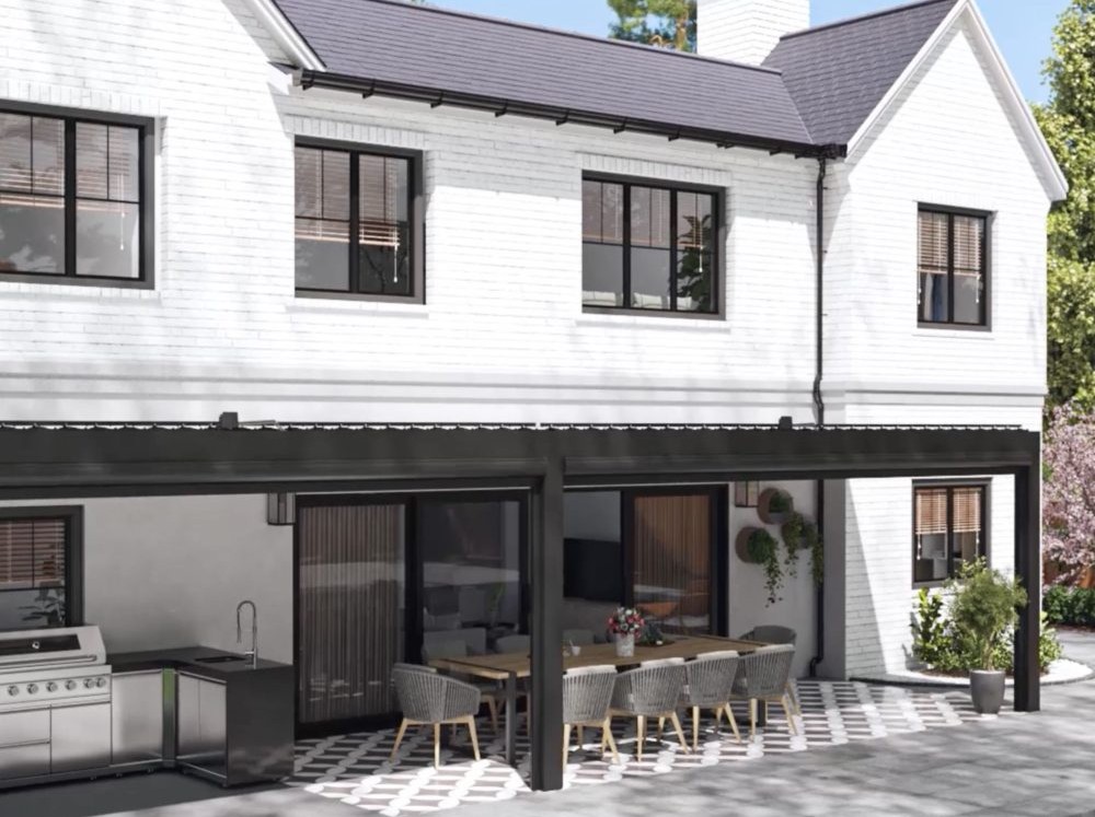 Equinox louvered roof.